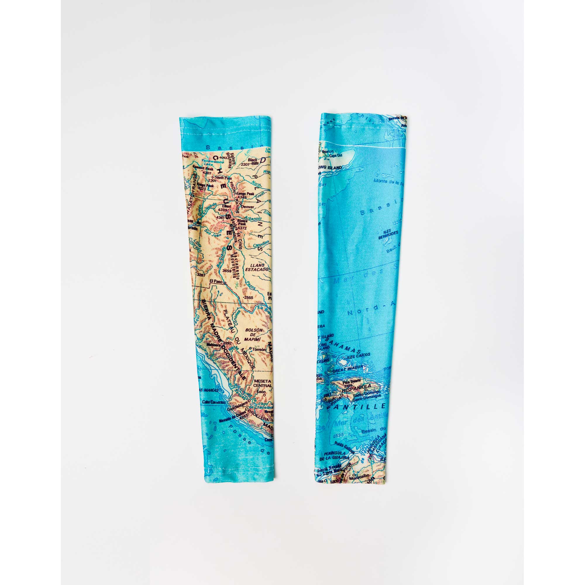 MANCHETTES EN LYCRA WORLDMAP