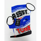 TOP-DRAPEAU BLEU/GRIS