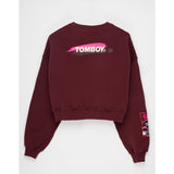 FREEZE CROP BURGUNDY