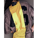 HANDCRAFTED TEE - GRIS/JAUNE