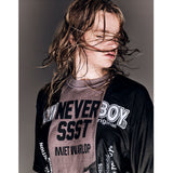 HANDCRAFTED TEE - NOIR/GRIS