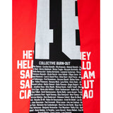 HANDCRAFTED TEE - RED/BLACK
